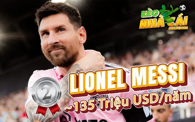 Lionel Messi - Top 2 cầu thủ nhận lương cao nhất thế giới