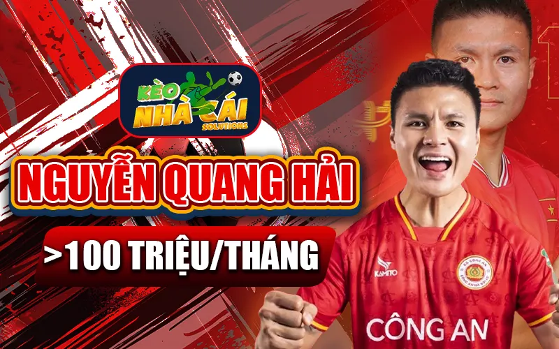 Quang Hải là một trong những cầu thủ nhận lương cao nhất Việt Nam